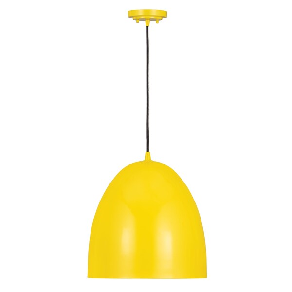 Z-Lite Z Studio Dome Pendant 3 Light Pendant, Yellow 6012P19-YEL - main